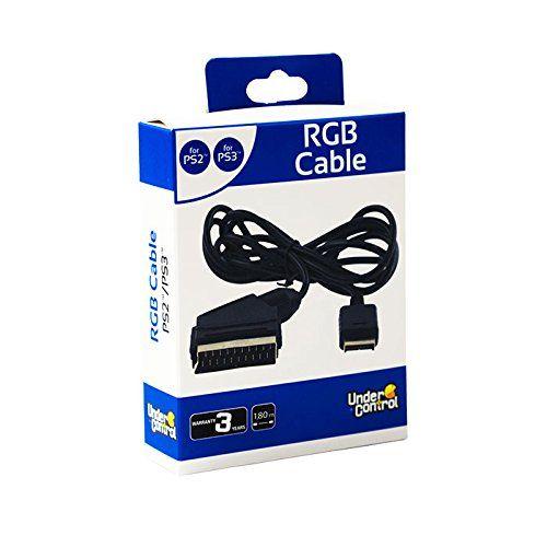 Cable Péritel RGB Under Control Compatible PS2 PS3