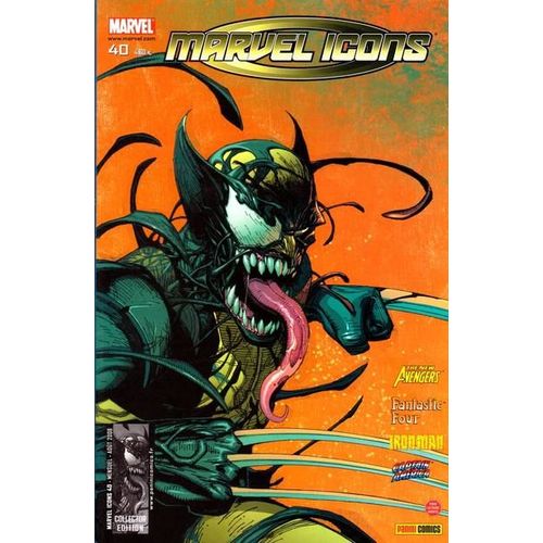  " Le Poids Des Rêves ( 1 ) " ( The New Avengers - Fantastic Four - Iron Man - Captain America ) : Marvel Icons N° 40 ( Août 2008 )