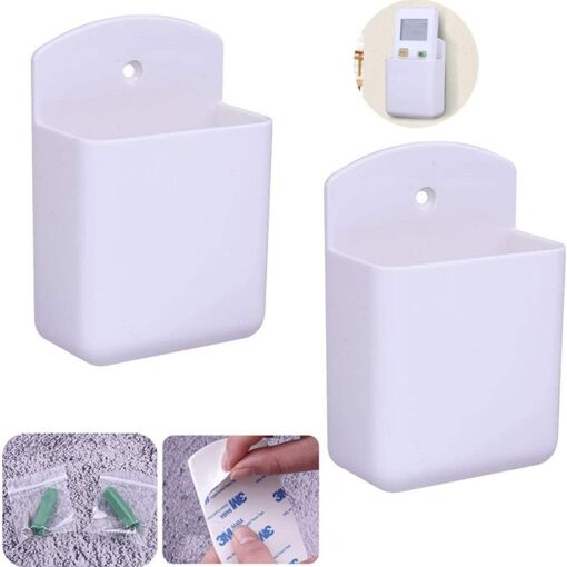 Support Autocollant Pour T�l�commande De Climatisation Tv Bl...