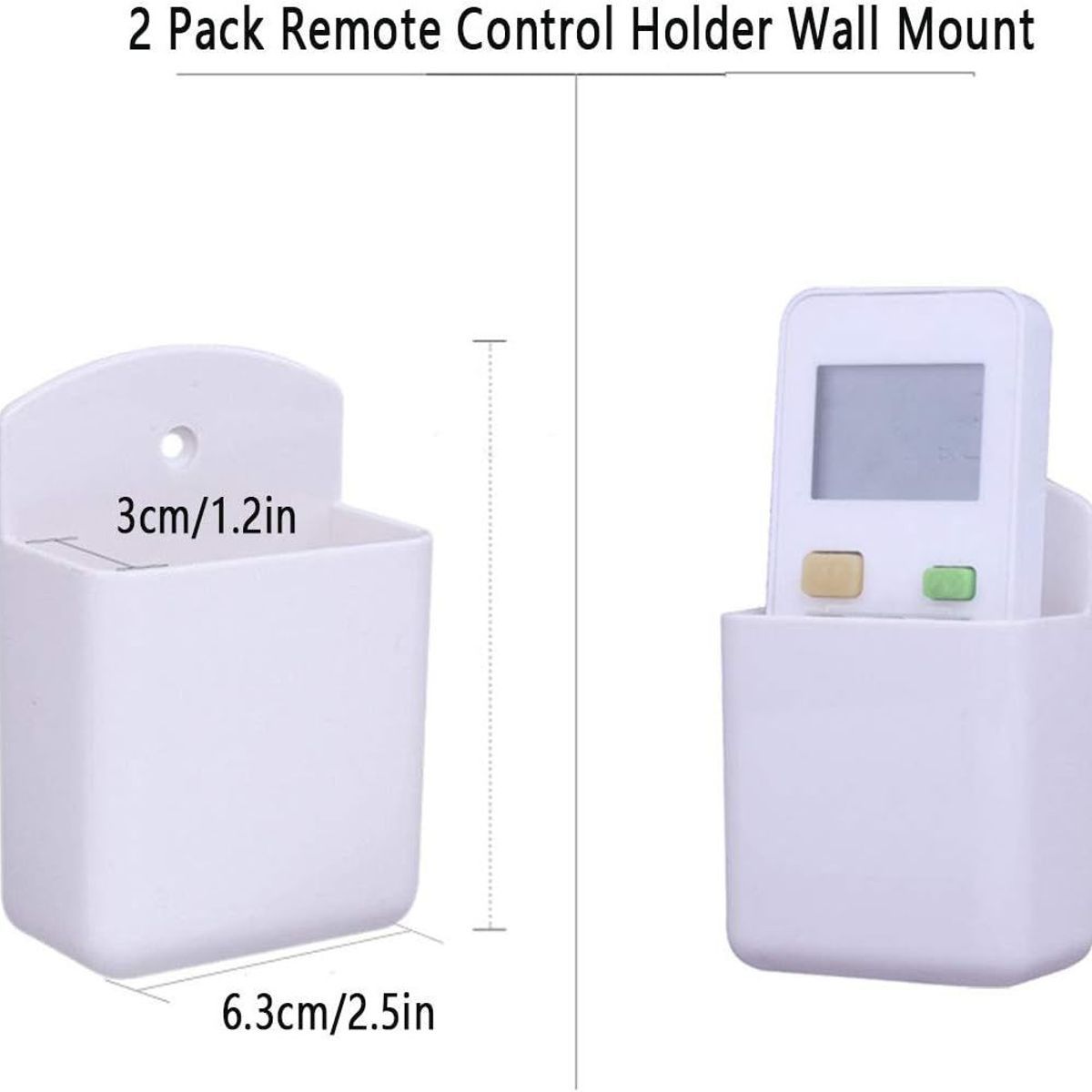 Support Autocollant Pour T�l�commande De Climatisation Tv Bl... - 2