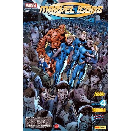 " Écho " ( The New Avengers - Fantastic Four - Iron Man - Captain America ) : Marvel Icons N° 45 ( Janvier 2009 ) - Collector Edition