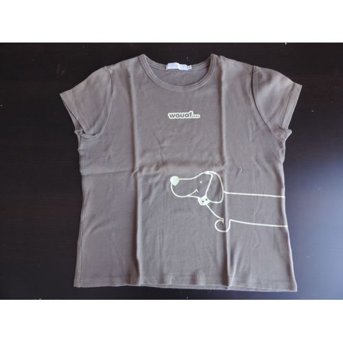 T-Shirt Kaki Taille 4 (42-44)