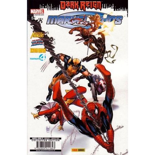 " De Vieilles Connaissances " ( The New Avengers - Fantastic Four - Iron Man - Captain America ) : Marvel Icons N° 57 ( Janvier 2010 ) - Collector Edition