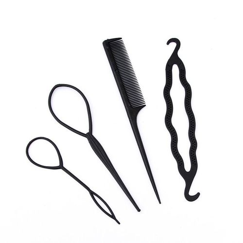 Kit De Coiffure Queue De Cheval Tresse Magique En Plastique, Outil À Clip, Style De Bricolage Facile Goodnice