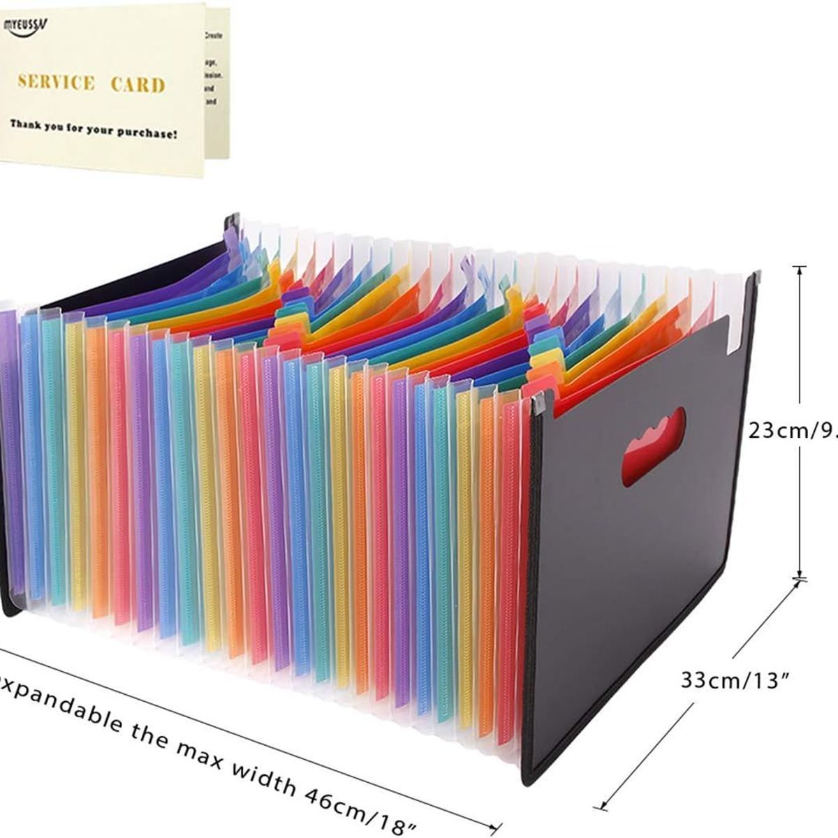 Dossier De Documents A4 24 Poches, Dossier Extensible, Grand... - 4