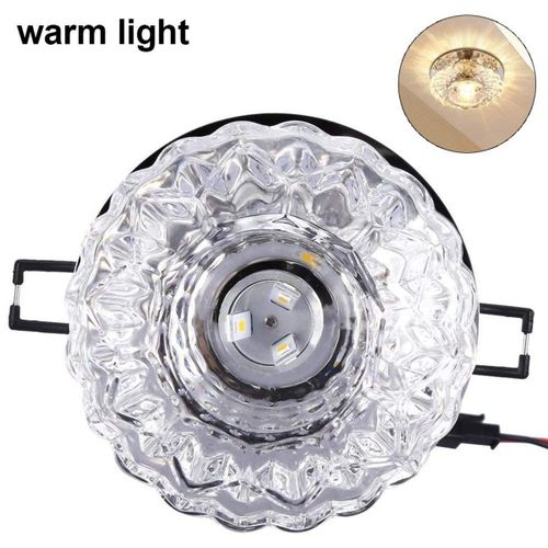 Plafonnier Led En Verre De Cristal Style D'éclairage 1 Goodnice