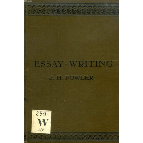 A Manual Of Essay-Writing