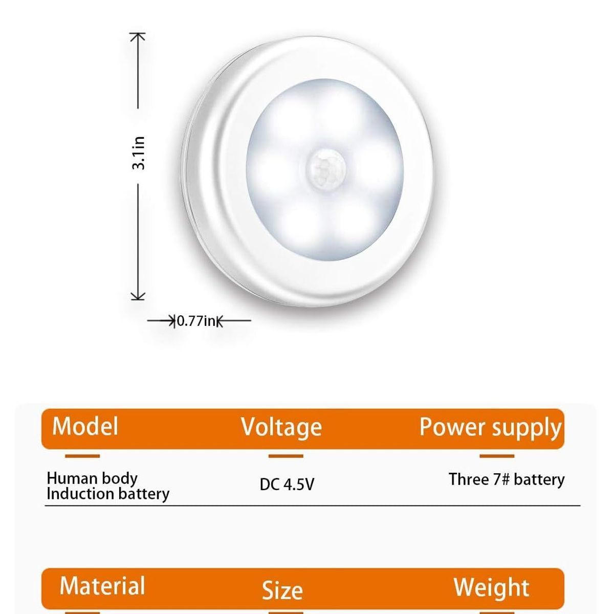 Lumires  Dtecteur De Mouvement, Paquet De 3 Veilleuses Le... - 3