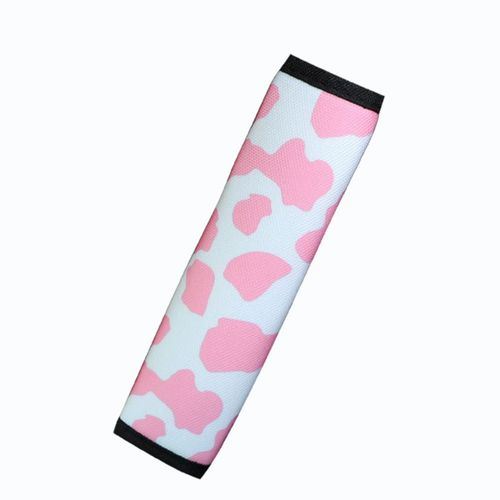 Protection D'épaule De Ceinture De Sécurité De Voiture En Tissu À Motif De Vache Rose Goodnice