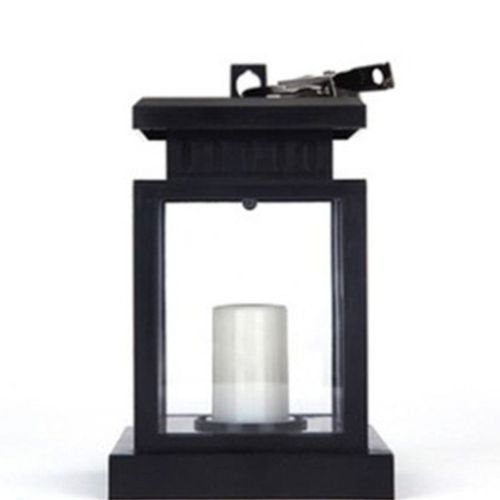 Lanterne Solaire Avec Bougie Led, Lanterne Solaire Et Bougie Pour Effet Scintillant Extérieur Goodnice