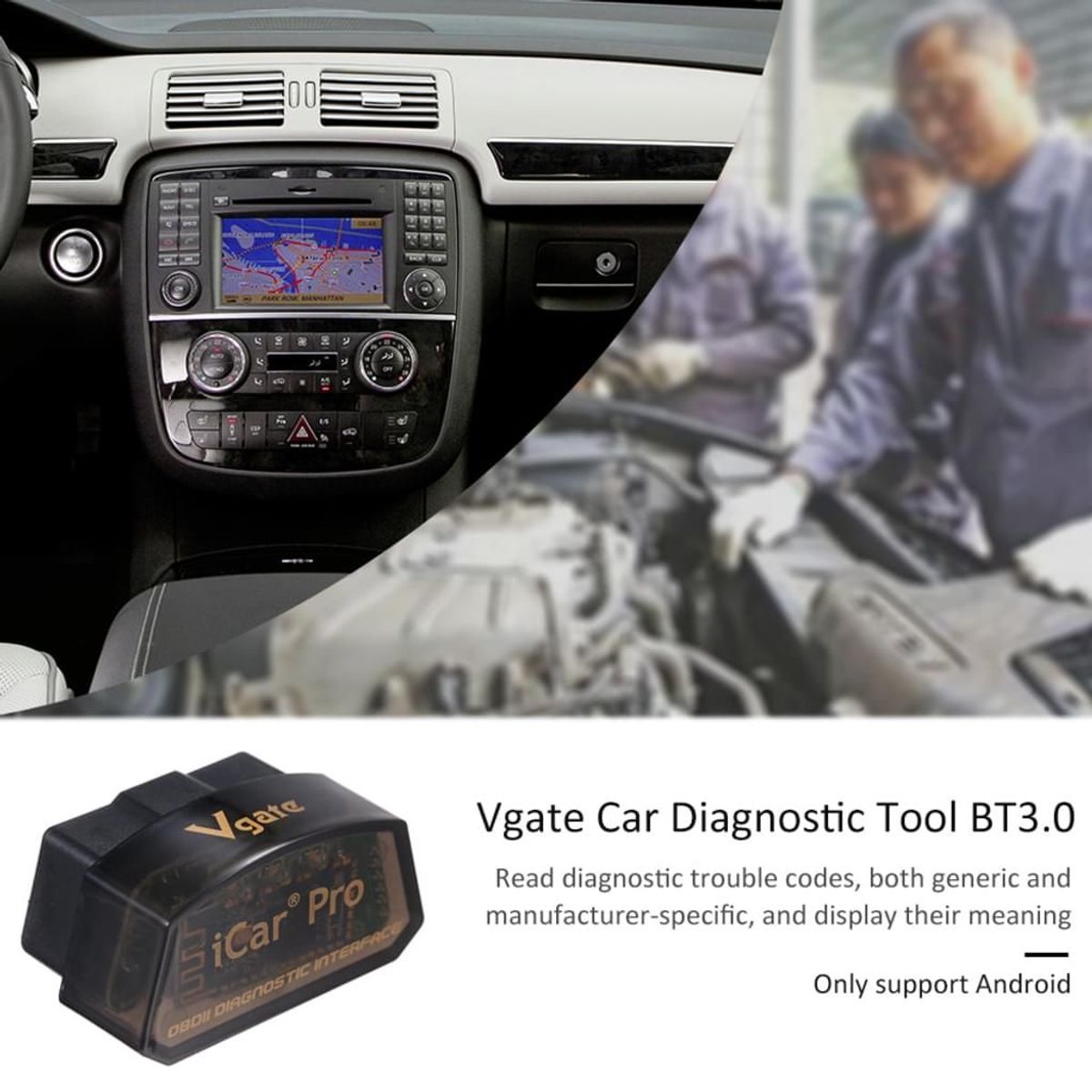 Outil d'analyse Vgate ICar Pro Bluetooth 3.0 Android PC OBDI... - 6