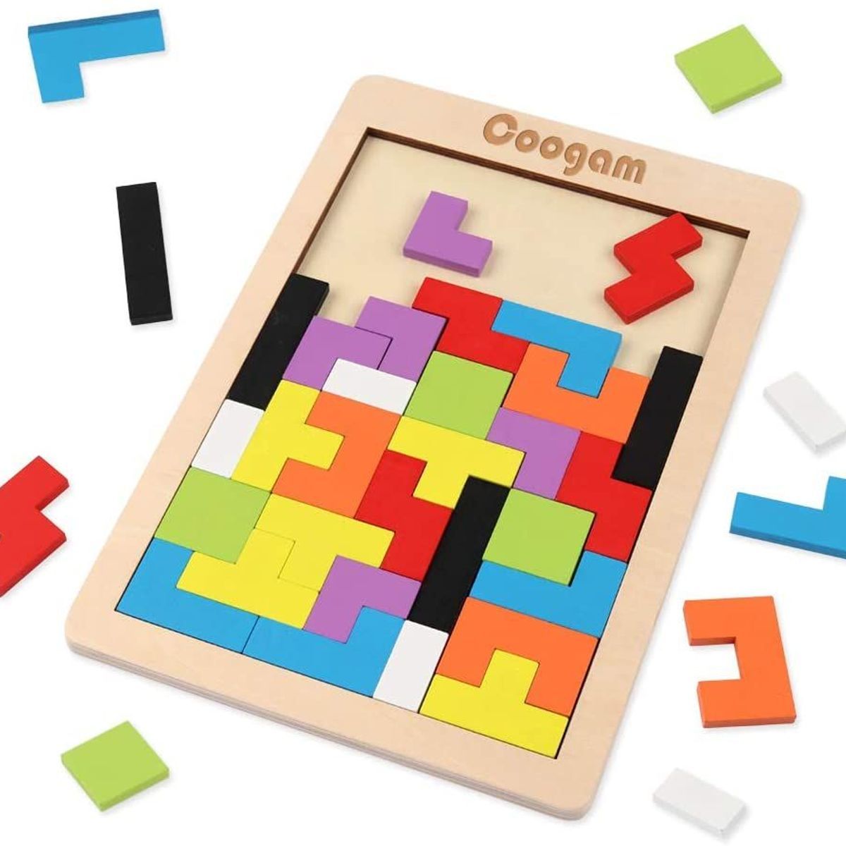 Jouet Puzzle En Bois Tetris  Partir De 3 Ans Pour Garons P... - 3