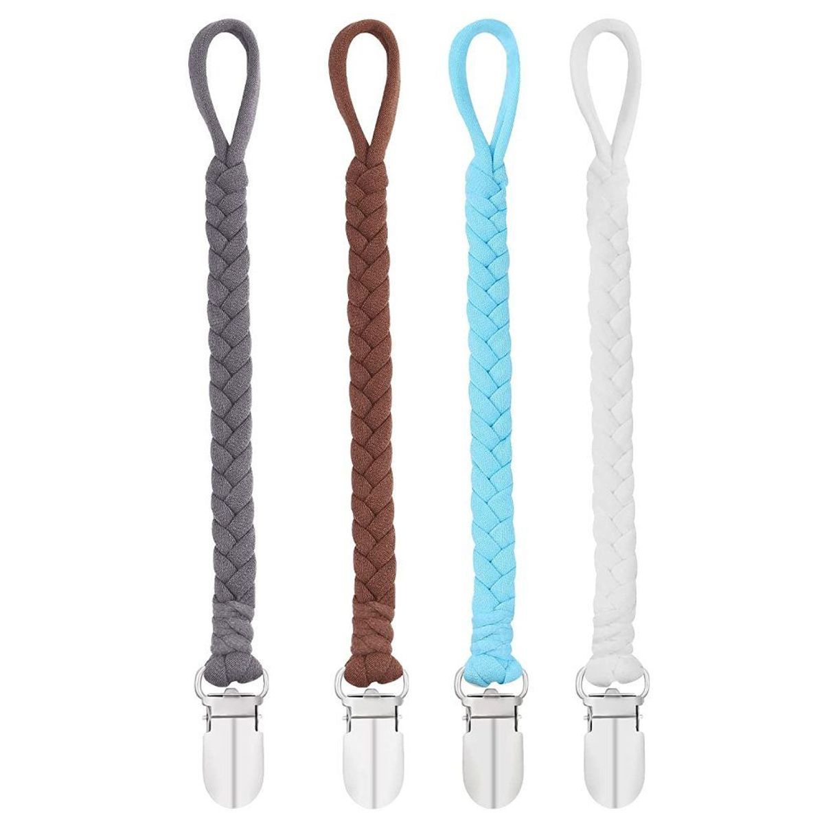 Basicslife Lot de 4 chanes ttine pour bb sans BPA, ensem...