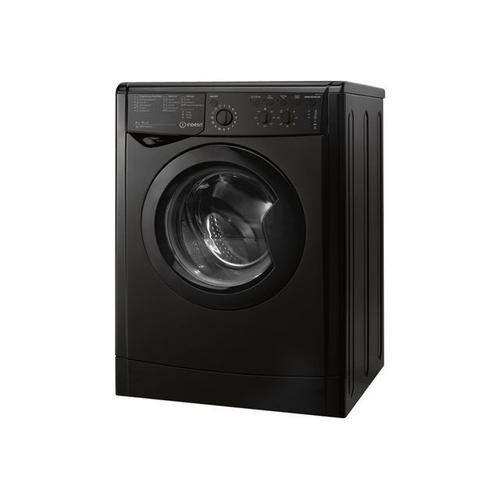 Machines à laver avec sèche linge Indesit IWDC 6125 Charge avant, Autonome, Blanc, Gauche, boutons, Rotatif, 5 kg Autonome Charge avant B Blanc FR 