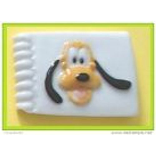 Fève Plate De 2015 = De La Série Les Croquis De Disney = Le Chien Pluto