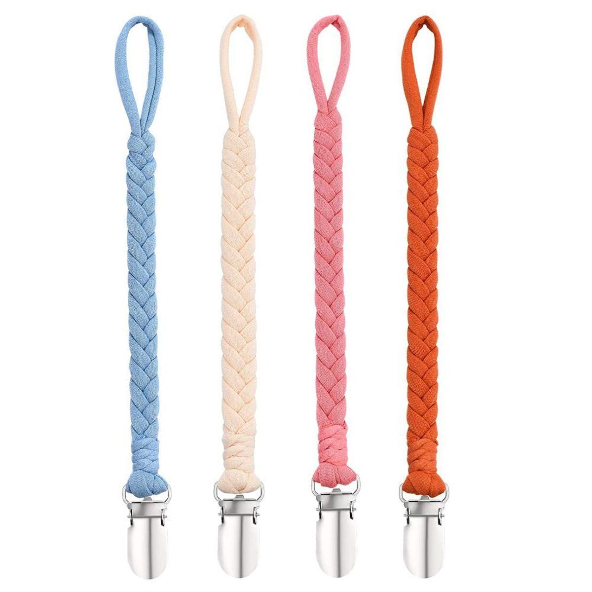 Basicslife Lot de 4 chanes ttine pour bb sans BPA, ensem...