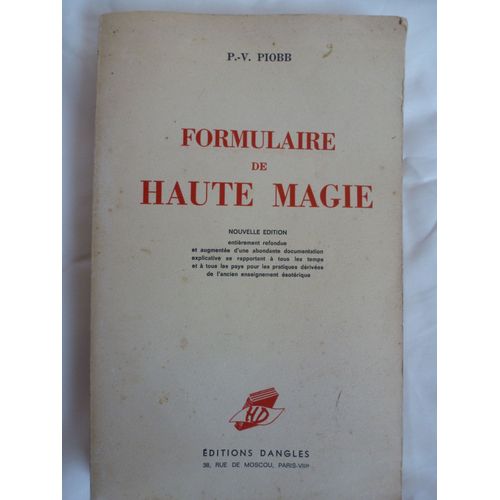 Formulaire De Haute Magie