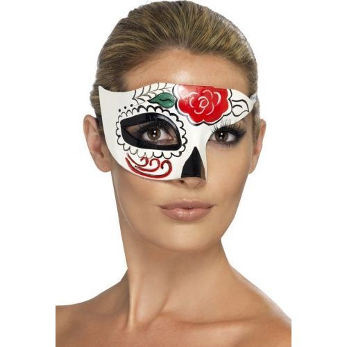 Demi Masque Coloré Adulte Halloween,
