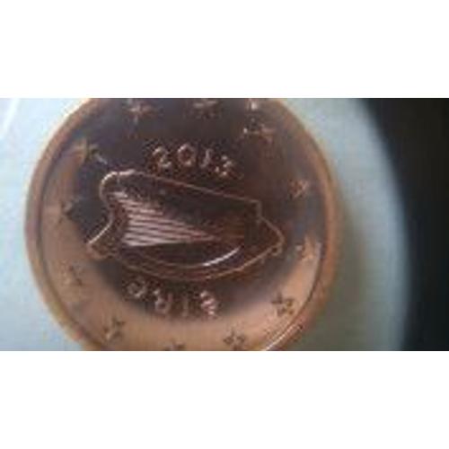 Irlande (Eire) = Pièce De 2 Centimes D' Euro , Année 2013, Euro Cent. (Harpe) 