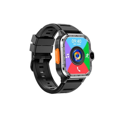 Rainbuvvy PDG Watch 4G LTE smartwatch 2,03 pouces ecran HD Android 8.1 wifi GPS double camera montre intelligente surveillance du Mouvement surveillance de la sante 800 milliandroid argent 64gb