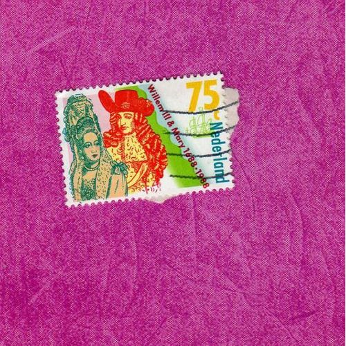 Timbre Pays Bas Netherlands William Iii Et Mary Ii Stuart 1688-1988
