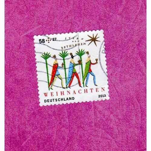 Timbre Pays Bas Netherlands Noël 2013