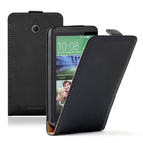 Etui Rabattable Verticale Pour Htc Desire 510 En Cuir Pu - Noir