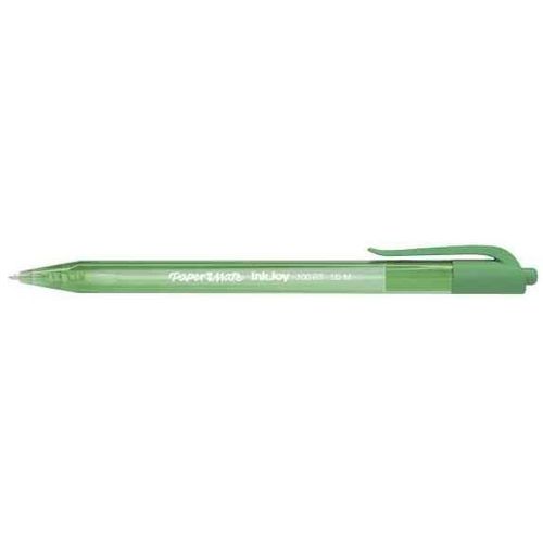 Paper:Mate Lot De 3 Stylos À Bille Inkjoy Rétractable 150 Rt Pointe Moyenne Vert