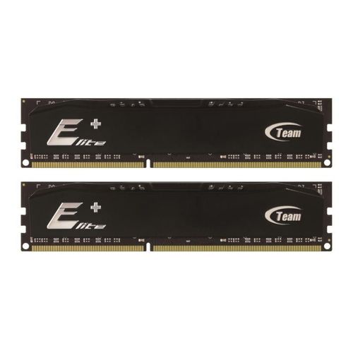 2 Go Barrettes de RAM Team Elite Plus Black DDR2 PC2-6400 800MHz (6-6-6-18) 2x1 Go