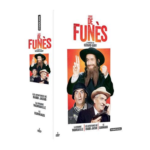 Louis De Funès, 3 Comédies De Gérard Oury : La Grande Vadrouille + Les Aventures De Rabbi Jacob + Le Corniaud - Pack
