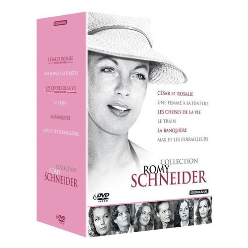 Collection Romy Schneider : César Et Rosalie + Une Femme À Sa Fenêtre + Les Choses De La Vie + Le Train + La Banquière + Max Et Les Ferrailleurs - Pack