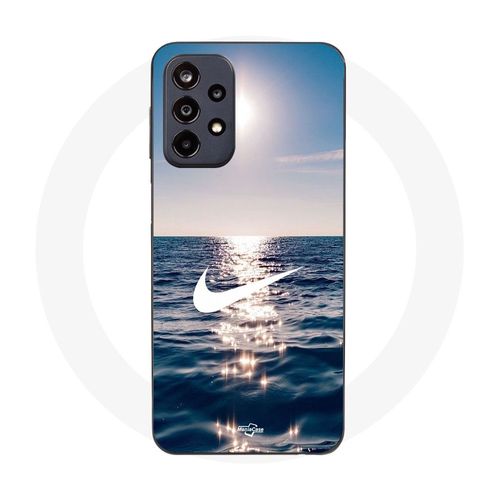 Coque Samsung Galaxy A23 4g Nike Logo Blanc Mer Solei