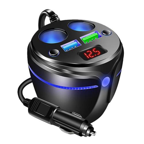 Double Charge Usb Attake Cup Support 12v 24v Loce Auto