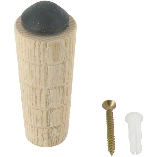 Butée fixation murale cylindrique GPI - Bois brut - Vendu par 1