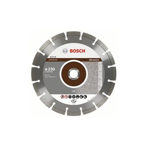 Disque diamant Professional for Abrasive Ø  230 AL 22,23 BOSCH 2608602619