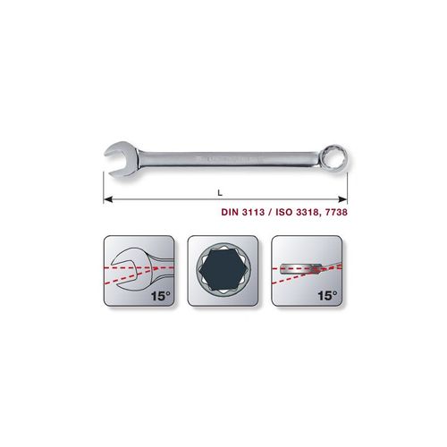 Clé combinée polie miroir 14mm KRAFTWERK 3514