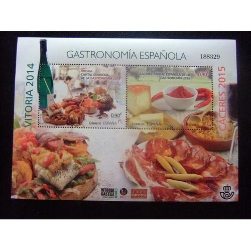 Espagne 2015 Espagnol Gastronomie Vitoria Et Caceres