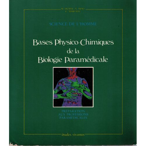 Bases Physico-Chimiques De La Biologie Paramédicale