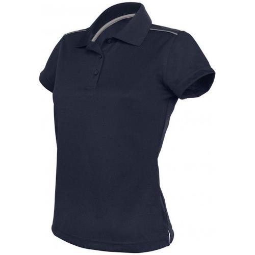 Polo De Golf Pour Femme Bleu Marine Proact Tailles : Xs S M L Xl 2xl Pa481 