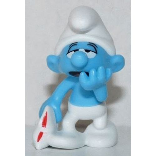 Figurine Kinder 2010 "Les Schtroumpfs" Schtroumpfs Paresseux Un 130