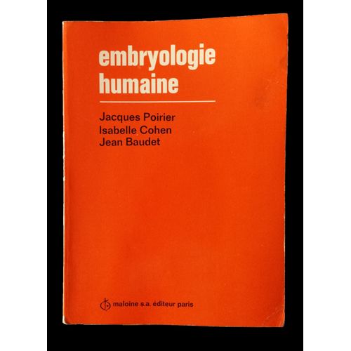Embryologie Humaine