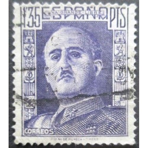 Espagne N°794 Violet Oblitéré
