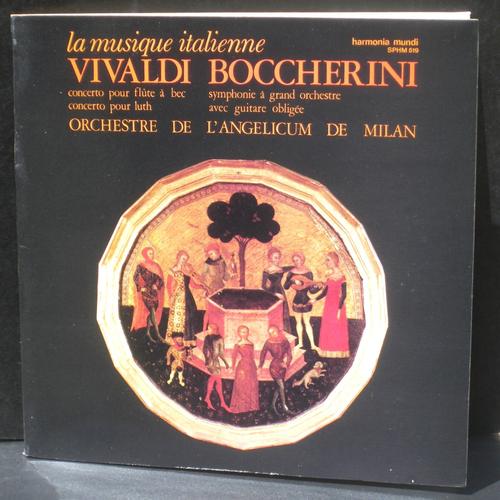 Disque Catalogue Harmonia Mundi Vivaldi Boccherini Angelicum Milan Lp M, Cv Ex