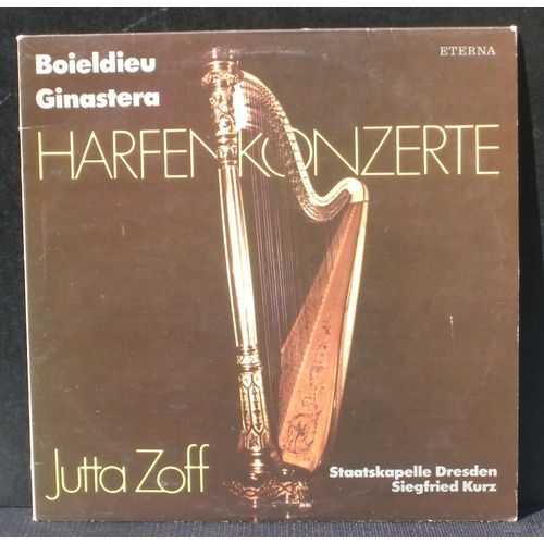 Boieldieu Ginastera Jutta Zoff Siegfried Kurz Lp Nm -, Cv Ex