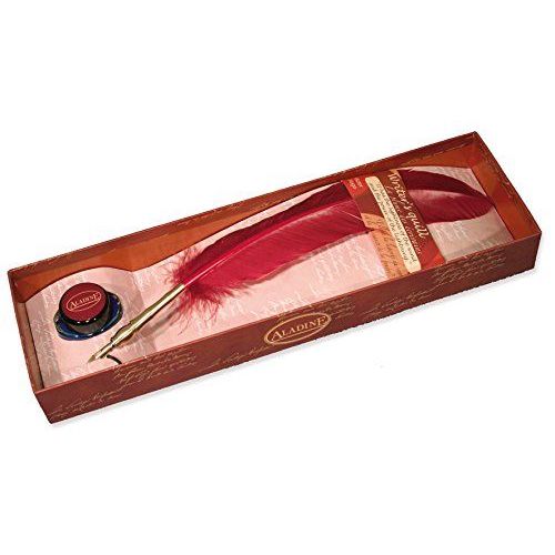 Aladine - 85523 - Loisirs Créatifs - La Plume Des Ecrivains - Rouge