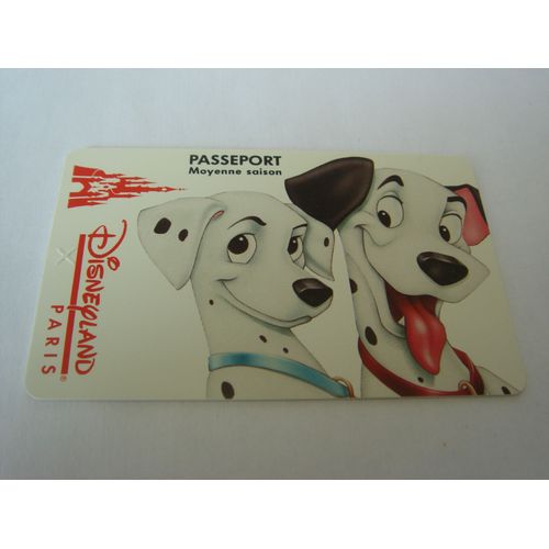 Passeport Disneyland - Paris - Moyenne Saison - 1995