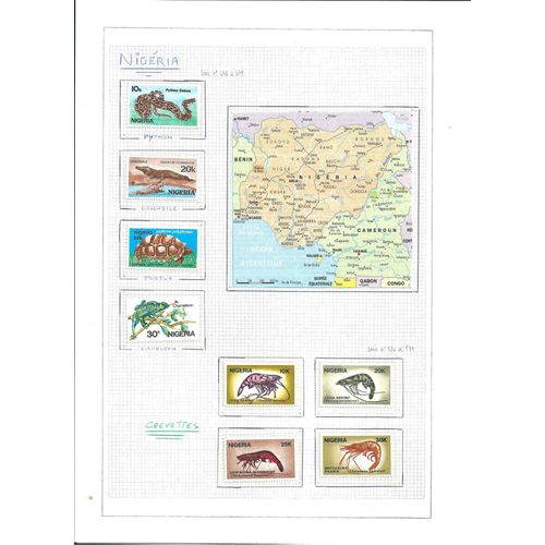 Nigeria N° 476 À 479 & 524 À 527