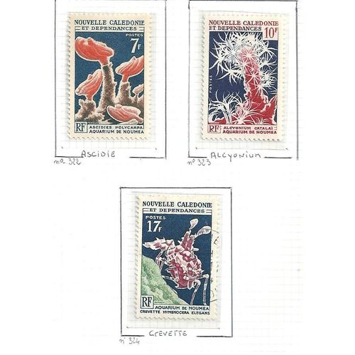 Nouvelle Caledonie N° 322 À 324