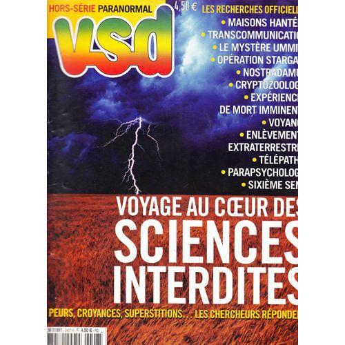 Vsd N°2407 - Hors Serie - Sciences Interdites 