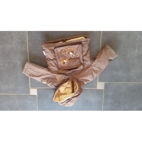 Manteau Disney À Capuche Marron 12 Mois Tic Et Tac